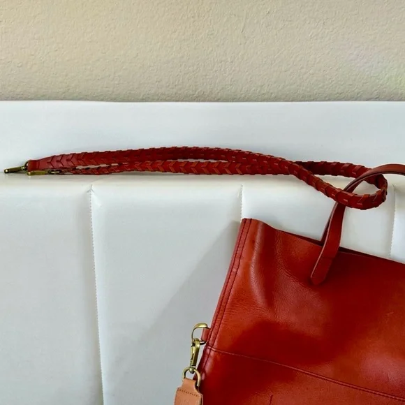 BNWT Madewell The Dylan Foldover Transport Tote - Picture 8 of 15